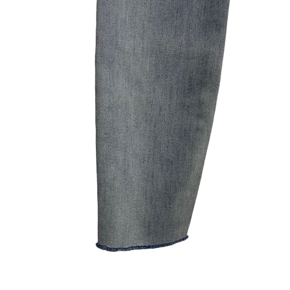 Fidelity Denim Luna Drop Ultra High Rise Ankle Skinny Ombre Dark Light Blue 30 - Picture 9 of 16
